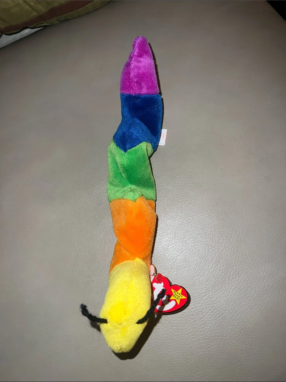 Inch TY Rainbow Caterpillar Plush Toy - Multicolor